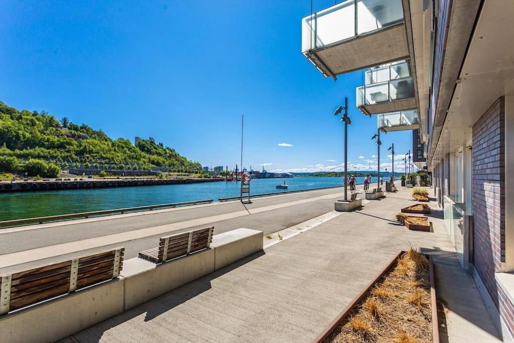 Cozy Apartment By The Fjord In Modern Oslo Exteriör bild